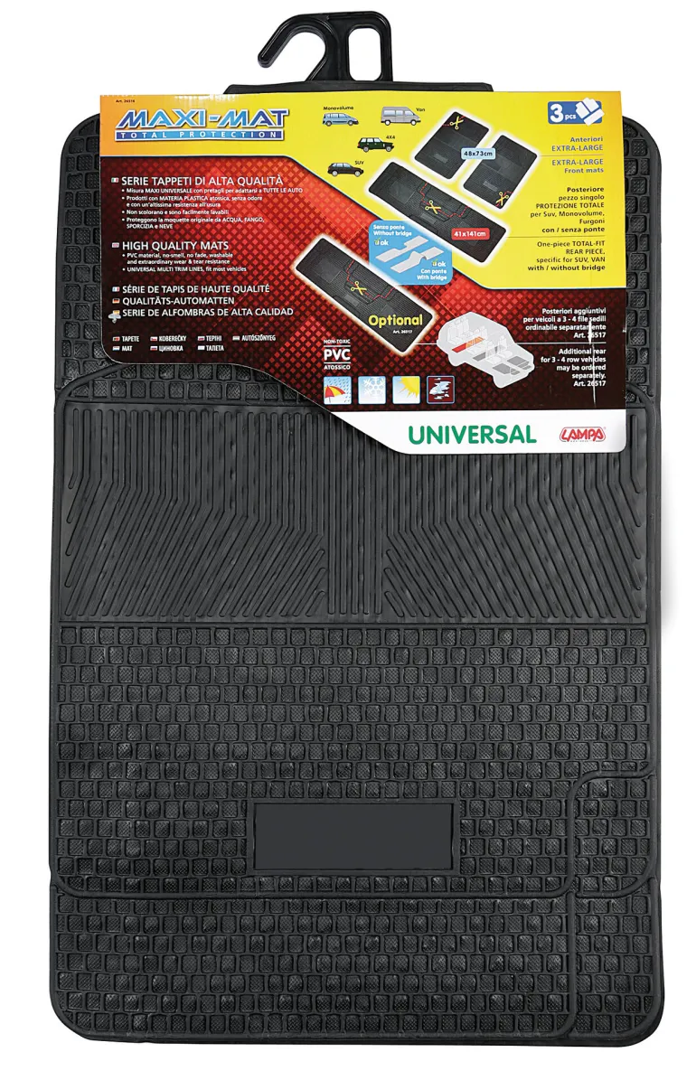 3 Delige Maxi-Mat PVC Wasbaar