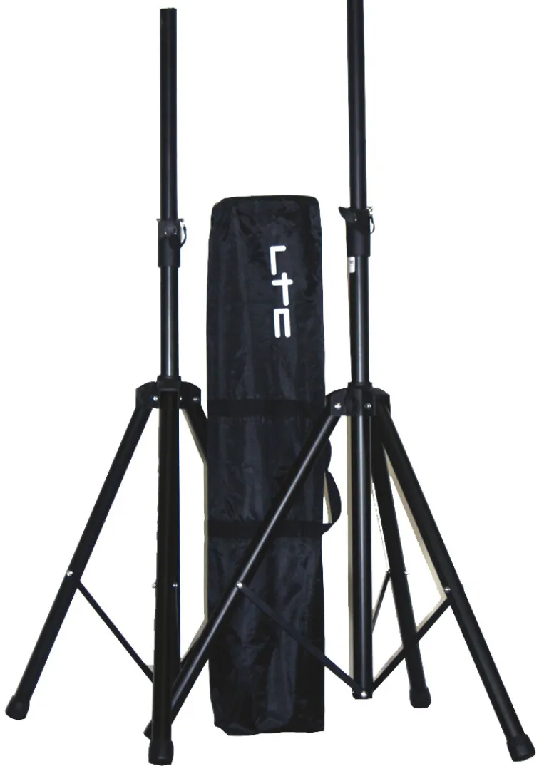 2 Speaker Stands With Bag