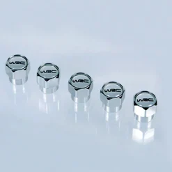 5 ventieldopjes aluminium