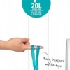 Afvalzak 20 L slimline 20 stuks