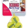 Air dog sqeaker tennis ball geel 3 stuks