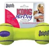 Air squeaker dumbell geel M