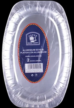 Aluminium schaal 3000 ml 2 stuks