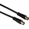 Antenne kabel 90 db 3,0 m zwart 1 ster