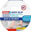 Anti-slip tape 5 m x 25 mm / bad & douche - transparant
