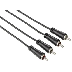 Audiokabel 2 cinch - 2 cinch 5,0 m 1 ster