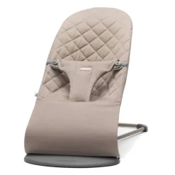 Babybjörn Wipstoeltje Bliss zandgrijs/cotton