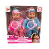 Babypop tweeling met geluid