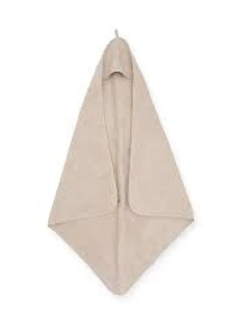 Badcape 75 x 75 cm Nougat badstof