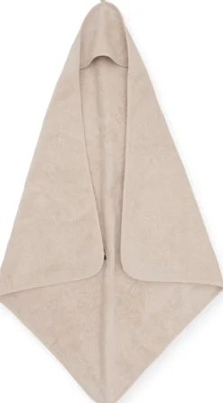 Badcape 75 x 75 cm Nougat badstof