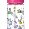 Beker met rietje Tritan 540ml roze