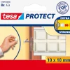 Beschermblokjes vierkant 10 mm x 10 mm wit