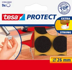 Beschermvilt Ø 26 mm rond bruin