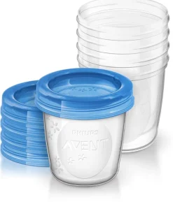 Bewaarbekers moedermelk 180 ml 5 stuks