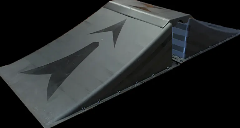 Big skate ramp set