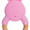 Bijtring konijn hout/silicone