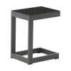 Bijzettafel vierkant Jamina - L30xB40xH50cm - Aluminium - Antraciet