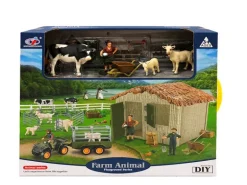 Boerderij schuur met dieren
