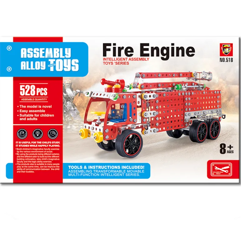 Bouwpakket brandweerwagen 528-delig