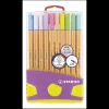 Box met 20 fineliners pastelkleuren