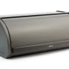 Broodtrommel met schuifdeksel platinum