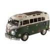 Bus Metaal met Bloemetjes Decoratief