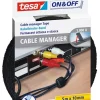 Cable Manager Universal 10 mm x 500 cm zwart