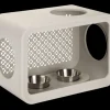 Cat cube dinner dune grey