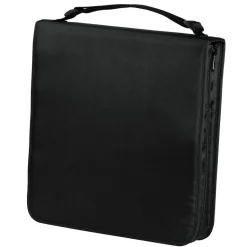 CD wallet nylon zwart 160 cd's