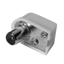 Coax plug 90 graden 1 stuk