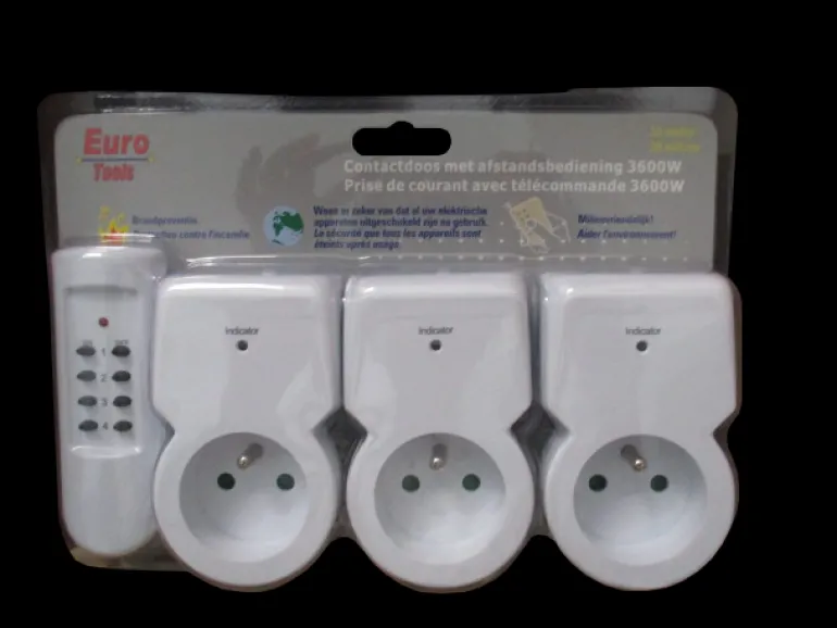 Contactdoos + afstandsbediening