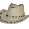 Cowboy hoed suede - Wit