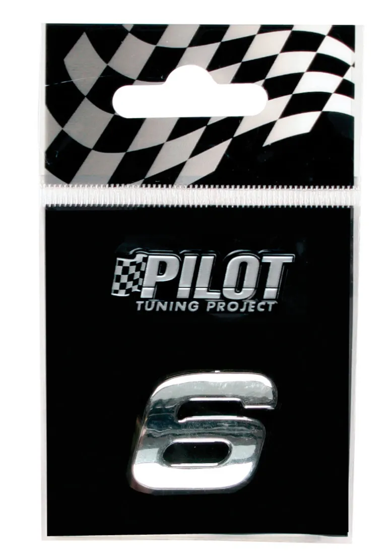 3D Letter 6 18mm
