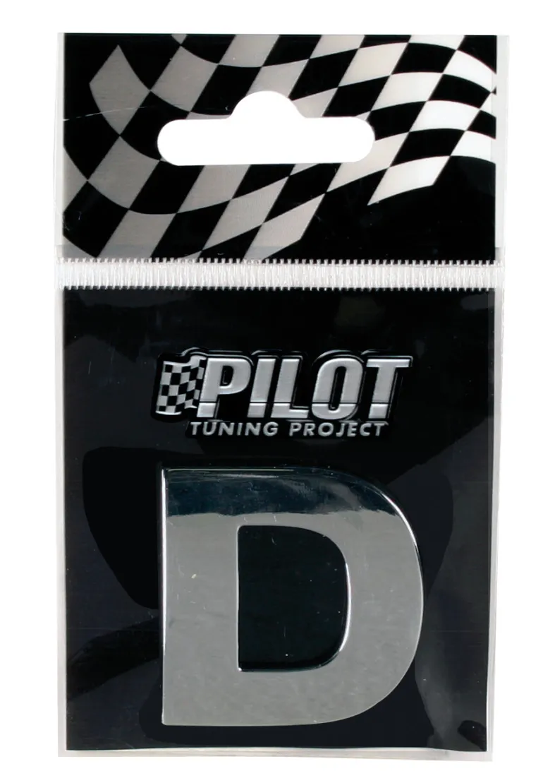 3D Letter D 28mm
