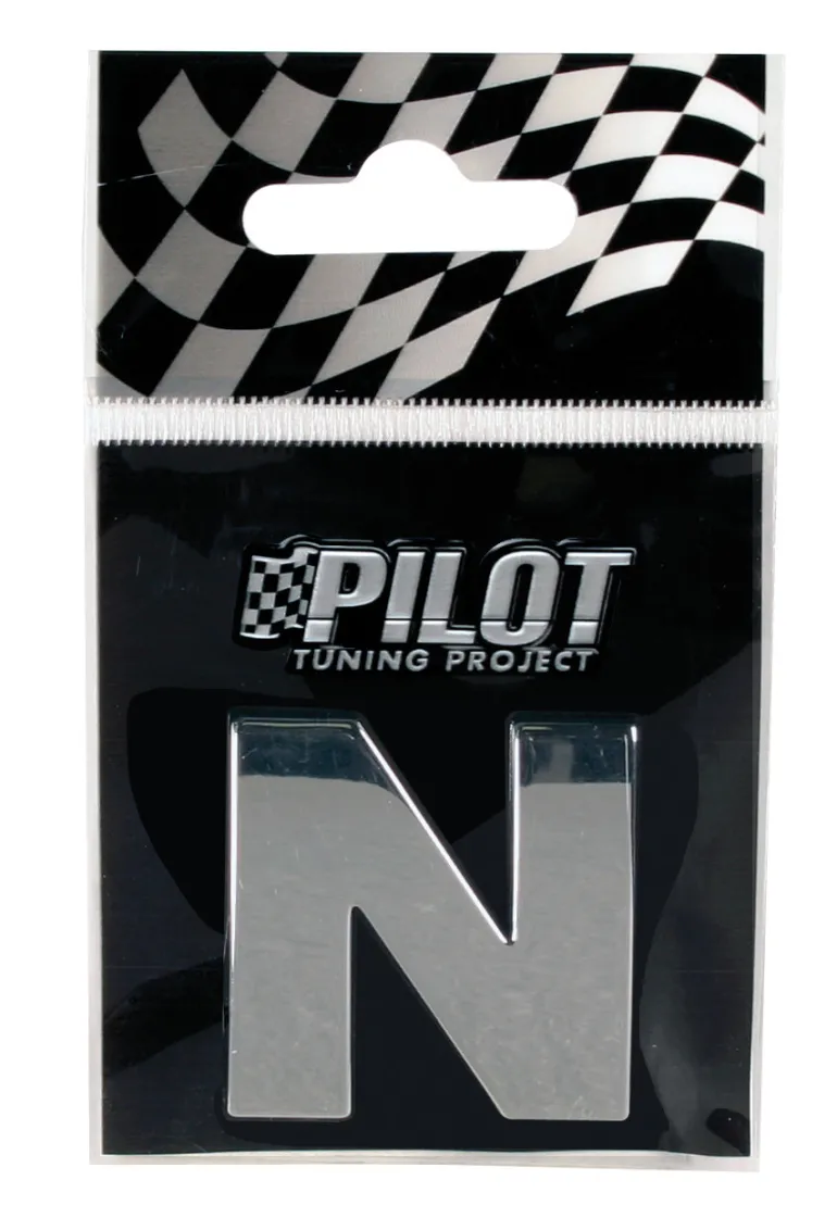 3D Letter N 28mm