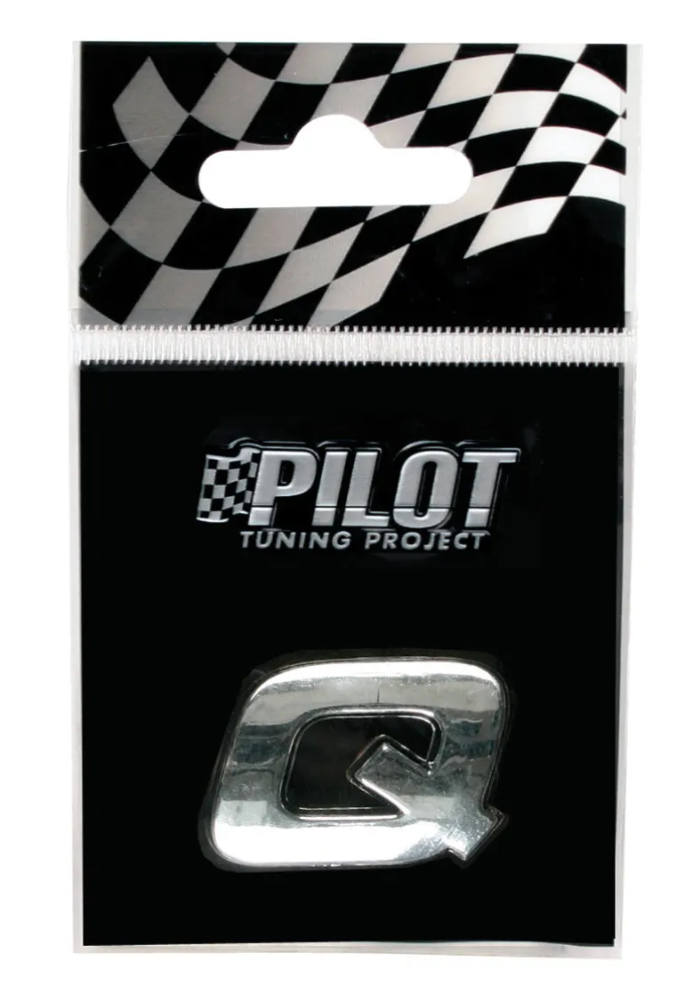 3D Letter Q 18mm