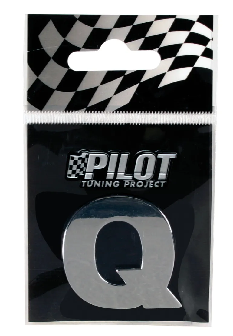 3D Letter Q 28mm