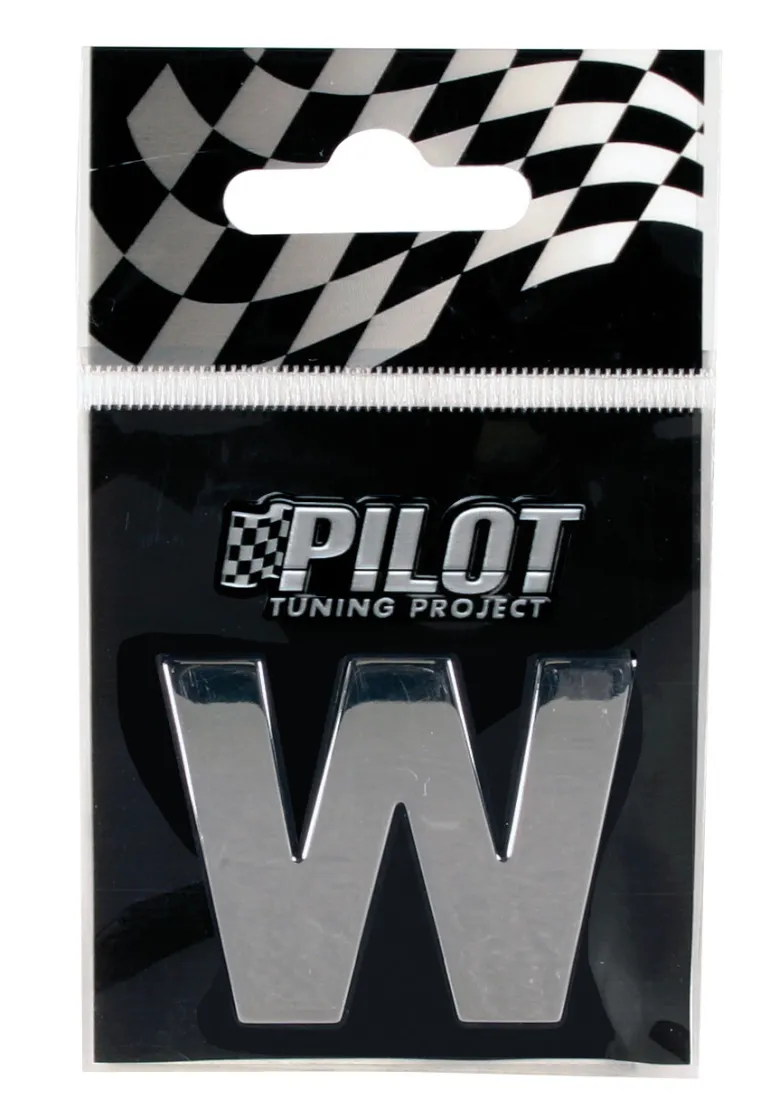 3D Letter W 28mm
