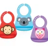 3D Silicone Slabbetje met Dierendesigns - 3m+