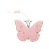 Decoratie vilt hangertje roze