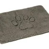 Dirty dog droogloopmat grijs 88 x 68 cm
