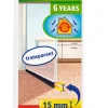 Dorpelstrip voor vloerbedekking 1m x 43 mm bruin
