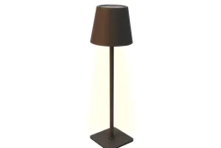 Draadloze LED tafellamp Sphere met touchbediening - Dimbaar- Oplaadbaar via USB - Lichtgrijs