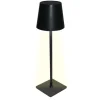 Draadloze LED tafellamp Sphere met touchbediening - Dimbaar- Oplaadbaar via USB - Zwart