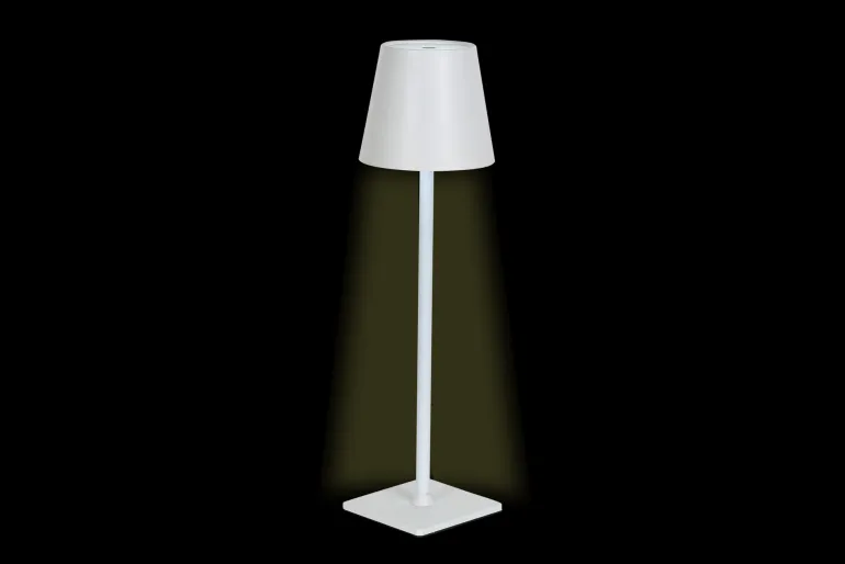Draadloze LED tafellamp Sphere met touchbediening - Dimbaar - Oplaadbaar via USB - Wit
