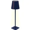 Draadloze LED tafellamp Sphere met touchbediening - Dimbaar - Oplaadbaar via USB - Blauw