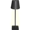 Draadloze LED tafellamp Sphere met touchbediening - Dimbaar - Oplaadbaar via USB - Donkergrijs
