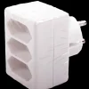 Driewegstekker 3 x 6 A