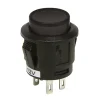 Drukschakelaar zwart 12 V