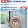 Dubbelzijdige klevende montagetape 1,5 m x 19 mm transparant